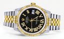 Mens Rolex Datejust Watch | 16233 | 36Mm | Black Roman Numeral | Jubilee Band