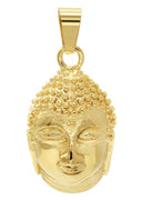 Mens Gold Plated Buddha Pendant | 21.2 Grams