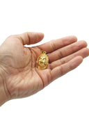 Mens Gold Plated Buddha Pendant | 21.2 Grams