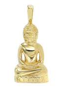 Mens Gold Plated Buddha Pendant | 28 Grams