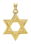 Mens Gold Plated Star of David Pendant | 15 Grams