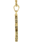 Mens Gold Plated Rope Chain & Star of David Pendant | Appx. 23 Grams