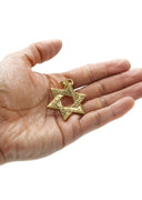 Mens Gold Plated Star of David Pendant | 15 Grams
