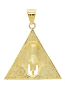 Mens Gold Plated Pharaoh Pendant | 13 Grams