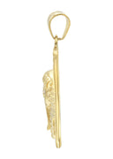 Mens Gold Plated Pharaoh Pendant | 13 Grams