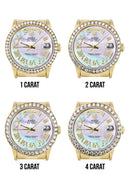 Rolex Day-Date | Presidential | 18K Yellow Gold | Diamond Bezel | Light Mother of Pearl Diamond Roman