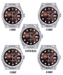 Womens Rolex Datejust Watch 16200| 36Mm | Chocolate Diamond Dial | Jubilee Band