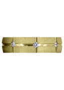 Yellow Gold Classic Diamond Mens Wedding Band | 0.4 Carats (Felix)