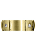 Yellow Gold Classic Mens Engagement Ring | 0.14 Carats (Eduardo)