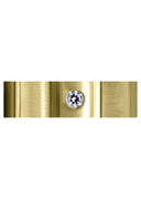 Yellow Gold Diamond Mens Wedding Band | 0.1 Carats | Satin Finish (Marco)