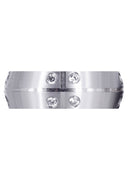 Diamond Mens Wedding Band | 0.48 Carats | Satin Finish (Joaquin)