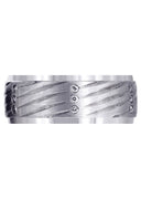 Diamond Mens Wedding Band | 0.27 Carats | Satin Finish (Dante)