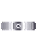 Contemporary Diamond Mens Wedding Band | 0.05 Carats (Francisco)