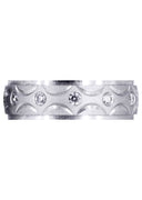 Diamond Mens Wedding Band | 0.3 Carats | Satin Finish (Ali)