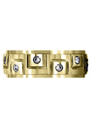 Yellow Gold Classic Diamond Mens Engagement Ring | 0.36 Carats (Simon)
