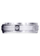 Contemporary Diamond Mens Wedding Band | 0.09 Carats (Zane)