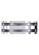 Diamond Mens Wedding Band | 0.32 Carats | Sand Blast / High Polish Finish (Dalton)