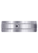 Classic Diamond Mens Wedding Band | 0.04 Carats (Paxton)