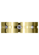 Yellow Gold Classic Diamond Mens Engagement Ring | 0.4 Carats (Charlie)