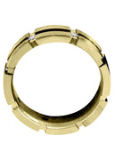 Yellow Gold Classic Diamond Mens Engagement Ring | 0.4 Carats (Charlie)
