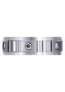 Diamond Mens Wedding Band | 0.3 Carats | Satin Finish (Reed)