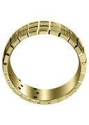 Yellow Gold Classic Diamond Mens Wedding Band | 0.18 Carats (Myles)