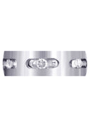 Diamond Mens Engagement Ring | 0.6 Carats | Satin Finish (Dakota)