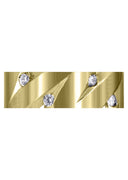 Yellow Gold Diamond Mens Wedding Band | 0.5 Carats | Satin Finish (Fabian)