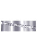 Diamond Mens Engagement Ring | 0.45 Carats | Satin Finish (Sergio)