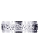 Diamond Mens Wedding Band | 0.64 Carats | Satin / High Polish Finish (Killian)