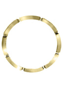 Yellow Gold Diamond Mens Wedding Band | 0.36 Carats | Satin Finish (Gregory)