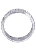 Diamond Mens Wedding Band | 0.5 Carats | Diamond Cut Finish (Ronan)