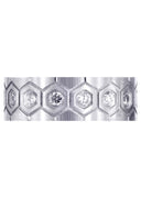 Diamond Mens Wedding Band | 0.75 Carats | Satin Finish