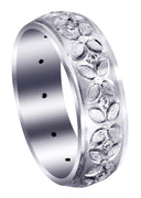 Diamond Mens Wedding Band | 0.24 Carats | Satin Finish (Arthur)