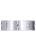 Diamond Mens Wedding Band | 0.5 Carats | Satin Finish (Archer)