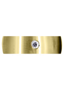 Yellow Gold Diamond Mens Wedding Band | 0.26 Carats | Satin Finish (Trenton)