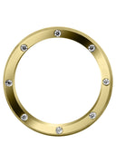 Yellow Gold Diamond Mens Wedding Band | 0.26 Carats | Satin Finish (Trenton)