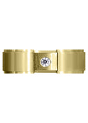 Yellow Gold Diamond Mens Wedding Band | 0.07 Carats | Satin Finish (Adriel)