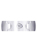 Diamond Mens Wedding Band | 0.07 Carats | Cross Satin Finish (Caiden)