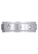 Diamond Mens Wedding Band | 0.5 Carats | Satin Finish (Mario)
