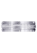 Diamond Mens Wedding Band | 0.18 Carats | Satin Finish (Walker)