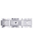 Diamond Mens Wedding Band | 0.24 Carats | Satin Finish (Alexis)
