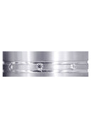 Diamond Mens Wedding Band | 0.32 Carats | Satin Finish (Nash)