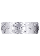 Diamond Mens Wedding Band | 0.45 Carats | Satin Finish (Reid)