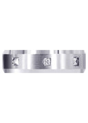 Diamond Mens Wedding Band | 0.15 Carats | Satin Finish (Ricardo)