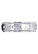 Diamond Mens Wedding Band | 0.36 Carats | Satin Finish (Desmond)