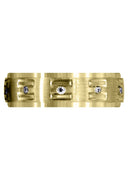 Yellow Gold Diamond Mens Wedding Band | 0.25 Carats | Satin Finish (Remington)