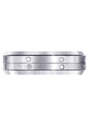 Diamond Mens Engagement Ring | 0.16 Carats | Satin Finish (Major)