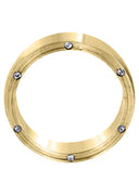Yellow Gold Diamond Mens Wedding Band | 0.108 Carats (Brycen)