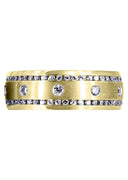 Yellow Gold Diamond Mens Engagement Ring | 0.96 Carats (Mohamed)